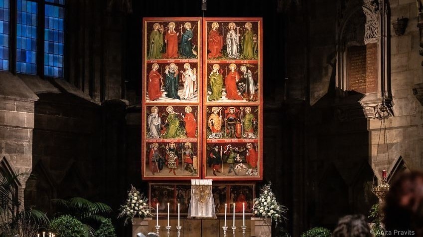 Festandacht 'Maria Königin' am Sonntag im Stephansdom / Kathpress / Robert Mitscha-Eibl Festandacht 'Maria Königin' am Sonntag im Stephansdom