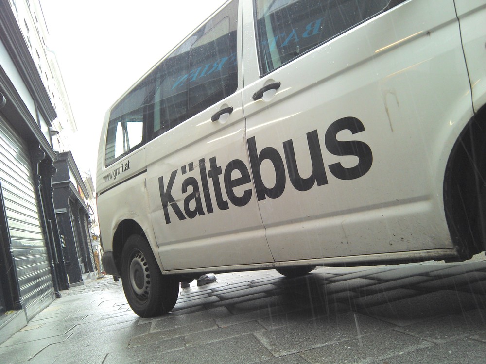 Kältebus der Wiener Caritas / kathpress / Pernsteiner Kältebus der Wiener Caritas
