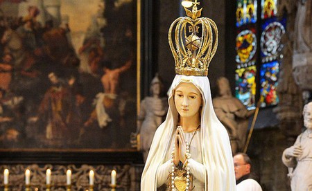 Fatimastatue bei der Wiener Maria Namen-Feier / kathbild.at/Rupprecht