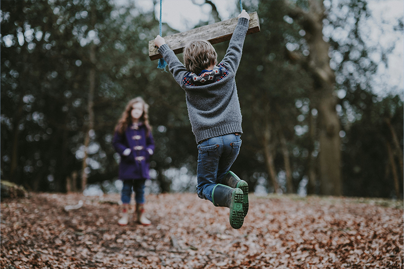 Spielende Kinder