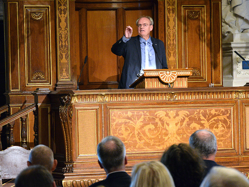 Prof. Hubert Wolf beim 'dies facultatis' 2019 / Kathpress / Henning Klingen 'MachtMissbrauch im Männerbund: Zur vielleicht tiefsten Krise der katholischen Kirche'