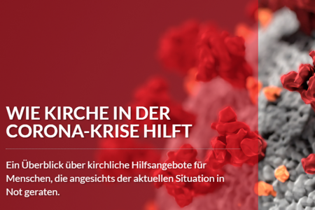 Corona-Hilfe-Dossier auf katholisch.at