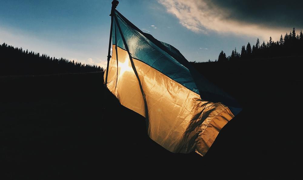 Ukrainische Flagge