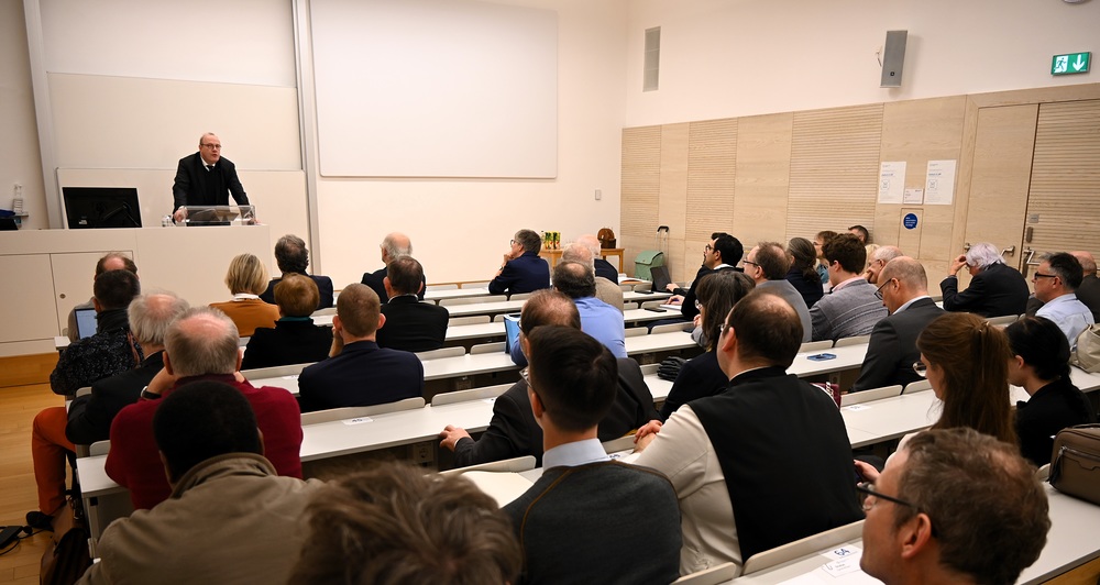 Prof. Christoph Markschies / Kathpress / Henning Klingen Vortrag am 5. November 2024 an der Universität Wien im Rahmen der Tagung '1.700 Jahre Konzil von Nicäa'