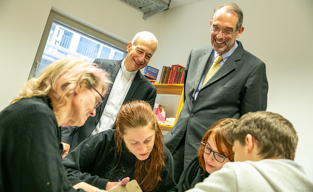 Landau und Faßmann besuchen Caritas-Schule in Wien / Norbert Novak