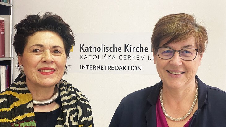 Die Sprecherinnen der diözesanen Frauenkommision: Maria Schmidt-Leitner (li.) und Monika Tuscher (re.) / Internetredaktion/KH Kronawetter