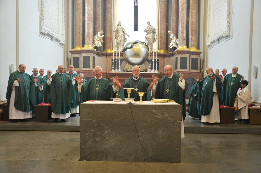 Hl. Messe zum Abschluss der Vollversammlung der Bischofskonferenz in Mariazell / Kathpress/Paul Wuthe Hl. Messe zum Abschluss der Vollversammlung der Bischofskonferenz in Mariazell